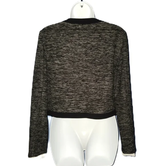 Vince Camuto Grey Black Tweed Blazer Jacket - Picture 4 of 6